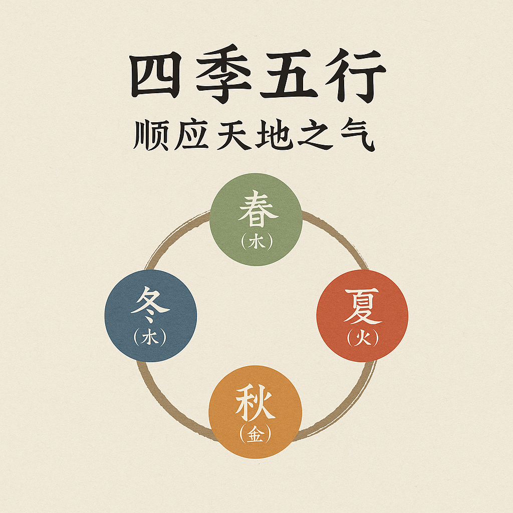 四季与五行|春木夏火秋金冬水的养生智慧 – Lotuse Palace