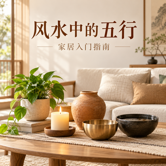 风水中的五行：木、火、土、金、水的家居入门指南